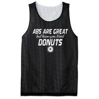 Abs Are Great But Have You Tried Donuts Funny Workout Mesh Reversible Basketball Jersey Tank