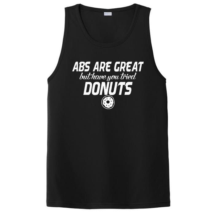 Abs Are Great But Have You Tried Donuts Funny Workout PosiCharge Competitor Tank