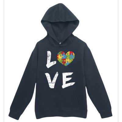 Autism Awareness Great Gift Autism Mom Autism Dad Great Gift Autism Love Gift Urban Pullover Hoodie