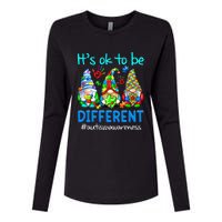 Autism Awareness Gnomes Its Ok To Be Different Womens Cotton Relaxed Long Sleeve T-Shirt