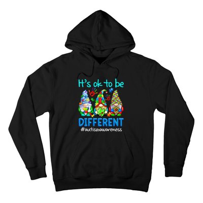 Autism Awareness Gnomes Its Ok To Be Different Hoodie