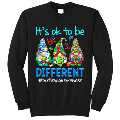 Autism Awareness Gnomes Its Ok To Be Different Sweatshirt