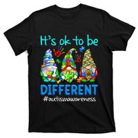 Autism Awareness Gnomes Its Ok To Be Different T-Shirt