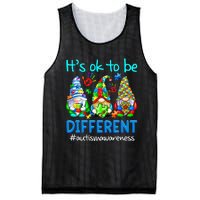 Autism Awareness Gnomes Its Ok To Be Different Mesh Reversible Basketball Jersey Tank