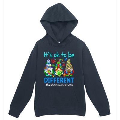 Autism Awareness Gnomes Its Ok To Be Different Urban Pullover Hoodie