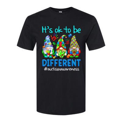 Autism Awareness Gnomes Its Ok To Be Different Softstyle CVC T-Shirt