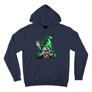 Autism Awareness Gnomes Shamrock St Patricks Day Gifts Tall Hoodie