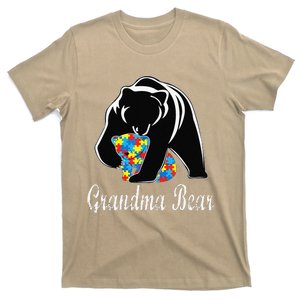 Autism Awareness Grandma Bear Support Autistic Adults T-Shirt