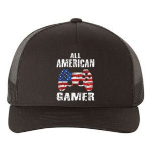 All American Gamer 4th Of July Video Games Yupoong Adult 5-Panel Trucker Hat