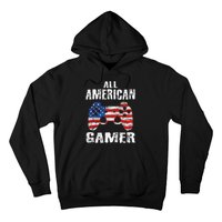 All American Gamer 4th Of July Video Games Hoodie