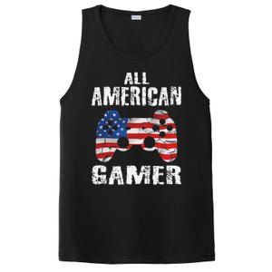 All American Gamer 4th Of July Video Games PosiCharge Competitor Tank