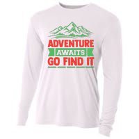 Adventure Awaits Go Find It Cooling Performance Long Sleeve Crew