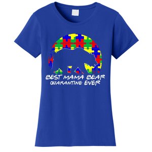 Autism Awareness Gift For Best Mama Bear Mom In Quarantine Gift Women's T-Shirt