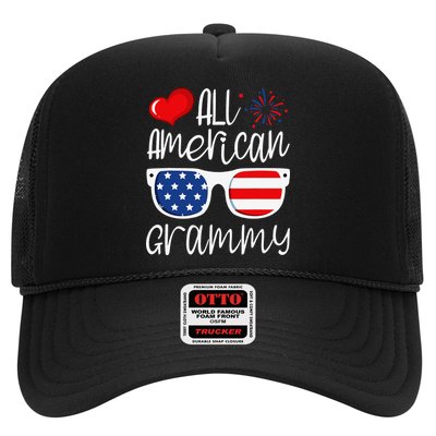 All American Grammy 4th of July American Flag Grandma Trucker Hat