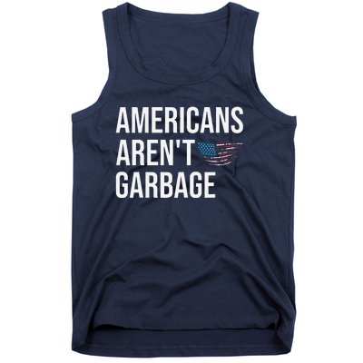 Americans ArenT Garbage Trump 2024 Garbage Trump Supporters Tank Top