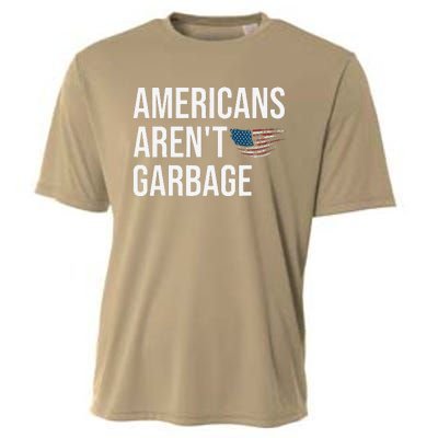 Americans ArenT Garbage Trump 2024 Garbage Trump Supporters Cooling Performance Crew T-Shirt