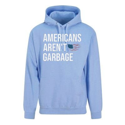 Americans ArenT Garbage Trump 2024 Garbage Trump Supporters Unisex Surf Hoodie