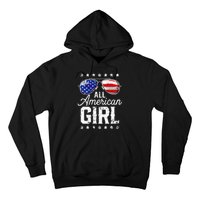 All American Girl 4th Of July Family Matching Sunglasses Hoodie