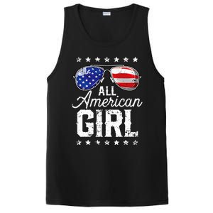 All American Girl 4th Of July Family Matching Sunglasses PosiCharge Competitor Tank