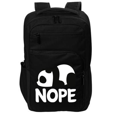 Adorable Animal Graphic Tired Sleeping Nope Cute Panda Bear Impact Tech Backpack