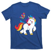 Autism Awareness Gift Unicorn Butterfly Autism Puzzle T-Shirt