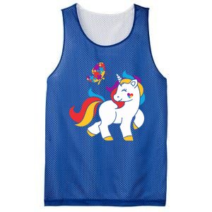 Autism Awareness Gift Unicorn Butterfly Autism Puzzle Mesh Reversible Basketball Jersey Tank