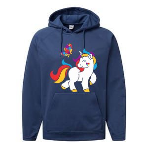 Autism Awareness Gift Unicorn Butterfly Autism Puzzle Performance Fleece Hoodie