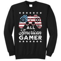 All American Gamer 4Th Of July Game Controller Sweatshirt