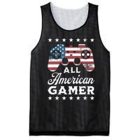 All American Gamer 4Th Of July Game Controller Mesh Reversible Basketball Jersey Tank