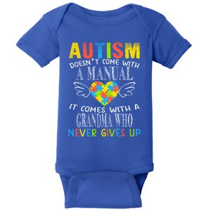 Autism Awareness Gift Utism Grandma Gift Baby Bodysuit