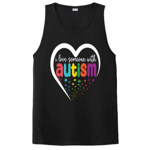 Autism Awareness Gift I Love Someone With Autism Gift PosiCharge Competitor Tank