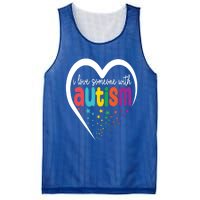 Autism Awareness Gift I Love Someone With Autism Gift Mesh Reversible Basketball Jersey Tank