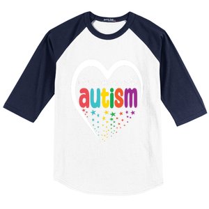 Autism Awareness Gift I Love Someone With Autism Gift Baseball Sleeve Shirt