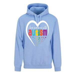 Autism Awareness Gift I Love Someone With Autism Gift Unisex Surf Hoodie