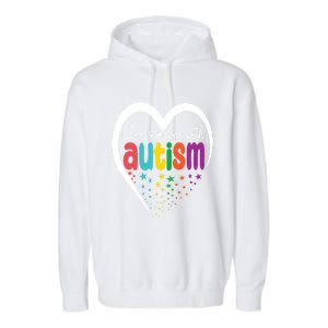 Autism Awareness Gift I Love Someone With Autism Gift Garment-Dyed Fleece Hoodie