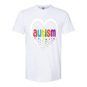 Autism Awareness Gift I Love Someone With Autism Gift Softstyle CVC T-Shirt