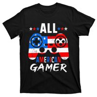 All American Gamer 4Th Of July Gaming Lovers Patriotic T-Shirt