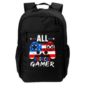 All American Gamer 4Th Of July Gaming Lovers Patriotic Daily Commute Backpack