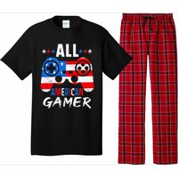 All American Gamer 4Th Of July Gaming Lovers Patriotic Pajama Set