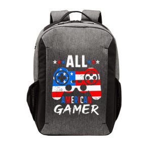 All American Gamer 4Th Of July Gaming Lovers Patriotic Vector Backpack