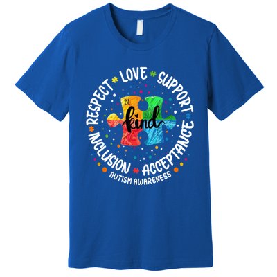 Autism Awareness Great Gift Respect Love Support Autism Cute Gift Premium T-Shirt