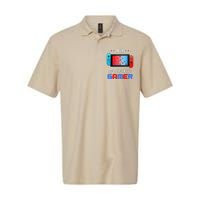 All American Gamer Funny 4th Of July Usa Flag Softstyle Adult Sport Polo