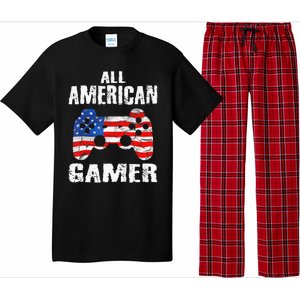 All American Gamer 4Th Of July Video Games Pajama Set