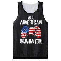 All American Gamer 4Th Of July Video Games Mesh Reversible Basketball Jersey Tank