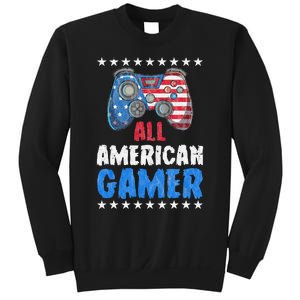 All American Gamer Shirts Patriotic Video Games Sweatshirt