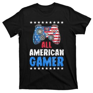 All American Gamer Shirts Patriotic Video Games T-Shirt