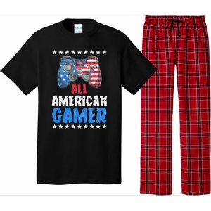 All American Gamer Shirts Patriotic Video Games Pajama Set