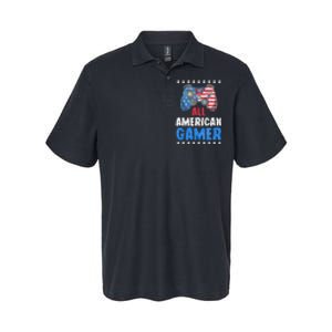 All American Gamer Shirts Patriotic Video Games Softstyle Adult Sport Polo