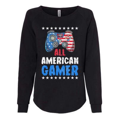 All American Gamer Shirts Patriotic Video Games Womens California Wash Sweatshirt