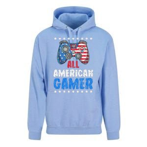 All American Gamer Shirts Patriotic Video Games Unisex Surf Hoodie